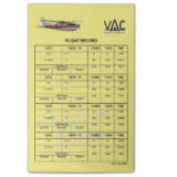 Flight Record N777WL Post-it Notes 4 x 6